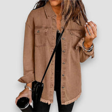 Carla | Sobrecamisa Mujer Vaquera Oversize Manga Larga Bolsillos