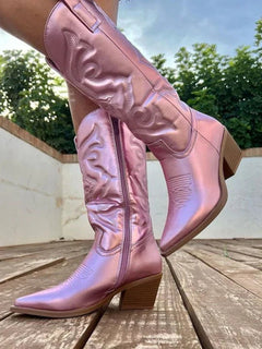 Cayetana | Cowboy Boots Mujer Caña Alta Bordadas