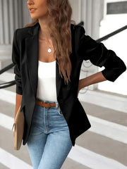 Celia | Chaqueta Americana Mujer Manga Fruncida Solapa