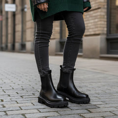 Celia | Chelsea Boots Mujer Suela Gruesa Punta Redonda