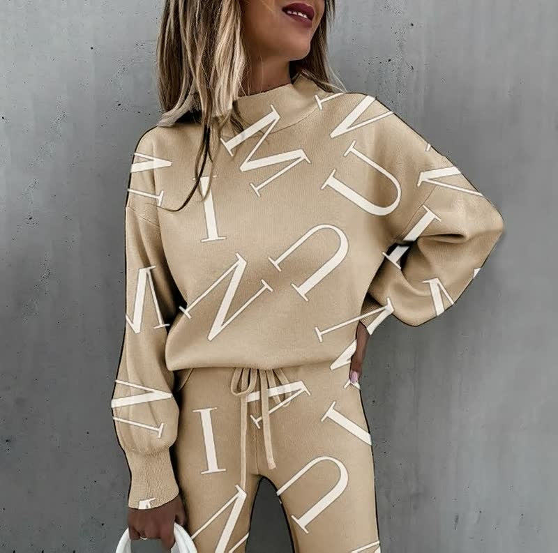 Celia | Conjunto Chándal de Punto Mujer Estampado Estrellas