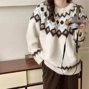 Blanco con marrón