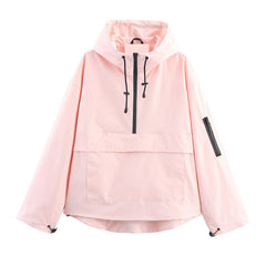 Covadonga | Anorak Impermeable Cortavientos Mujer con Capucha