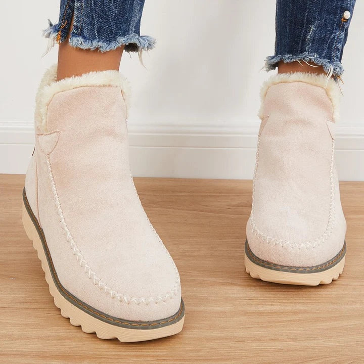 Covadonga | Botas Australianas de Ante Mujer Forro Borrego Plataforma