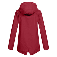Covadonga | Chubasquero Impermeable Mujer con Capucha Cremallera