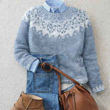 Covadonga | Jersey de Punto Nórdico Mujer Cuello Redondo Oversize