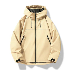Darío | Cazadora Hombre Invierno Softshell con Capucha Impermeable