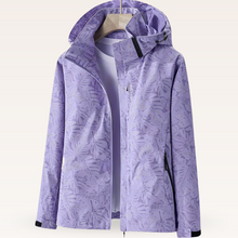 Daría | Chaqueta Cortavientos Estampada con Capucha Mujer Cremallera