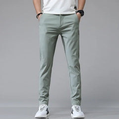 Darío | Pantalón Cropped Chino Hombre Ajustado Slim Fit