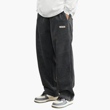 Darío | Pantalón de Pana Pierna Ancha Hombre Cintura Elástica Cordón