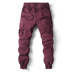 Darío | Pantalones Cargo Jogger Hombre Bolsillos Laterales Cintura Elástica