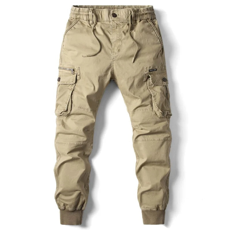 Darío | Pantalones Cargo Jogger Hombre Bolsillos Laterales Cintura Elástica