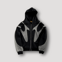 Darío | Sudadera con Cremallera Hombre con Capucha Estampado Gráfico