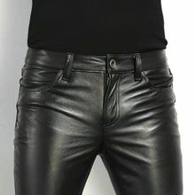 Diego | Pantalón de Cuero Ajustado Hombre Skinny
