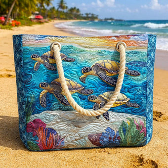 Azul con tortugas