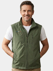 Eduardo | Chaleco Deportivo Outdoor Hombre Multibolsillos Técnico