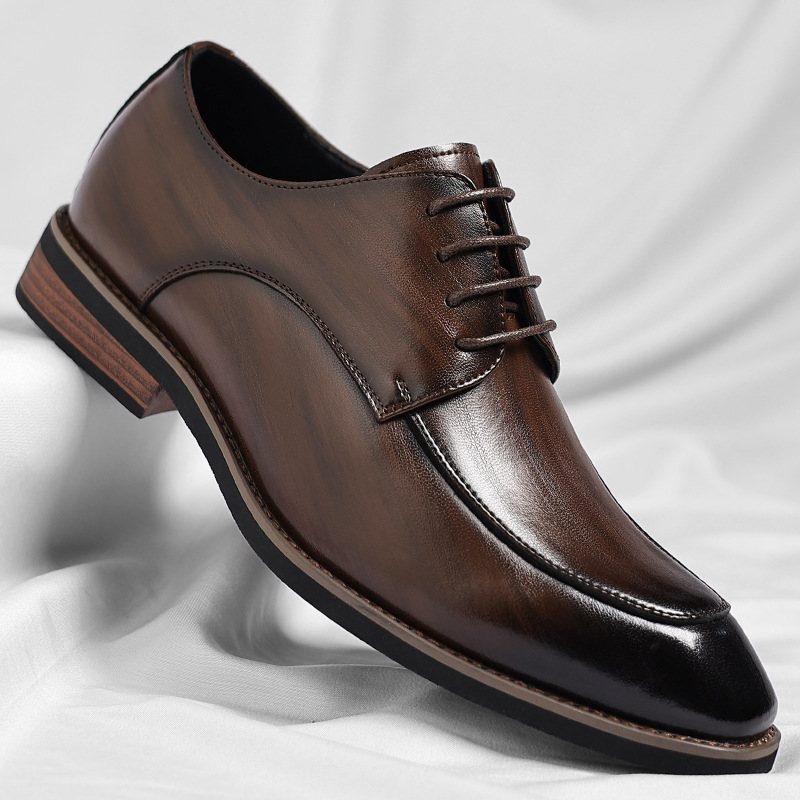 Eduardo | Zapatos Oxford de Cuero Genuino Hombre Cordones