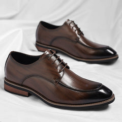 Eduardo | Zapatos Oxford de Cuero Genuino Hombre Cordones