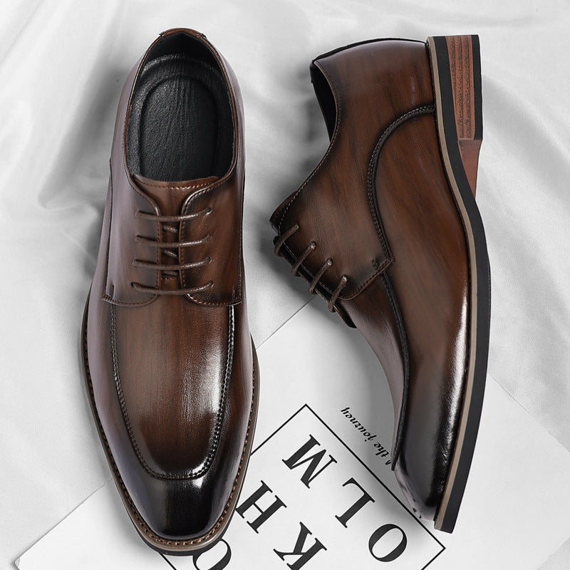 Eduardo | Zapatos Oxford de Cuero Genuino Hombre Cordones