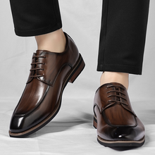 Eduardo | Zapatos Oxford de Cuero Genuino Hombre Cordones