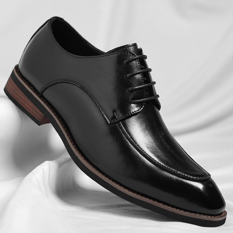 Eduardo | Zapatos Oxford de Cuero Genuino Hombre Cordones