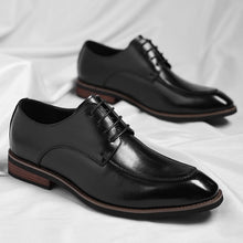 Eduardo | Zapatos Oxford de Cuero Genuino Hombre Cordones