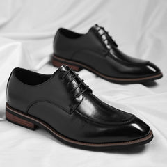 Eduardo | Zapatos Oxford de Cuero Genuino Hombre Cordones