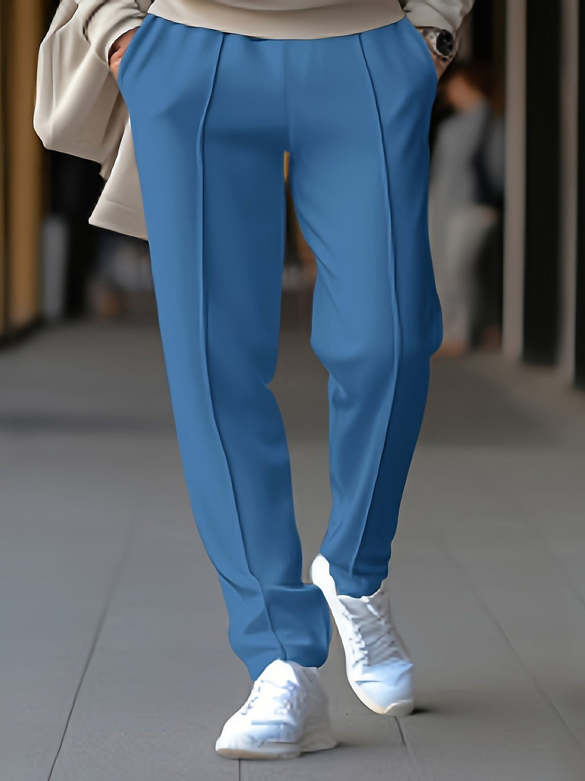Emilio | Pantalón Chino con Pinzas Hombre Slim Fit Stretch