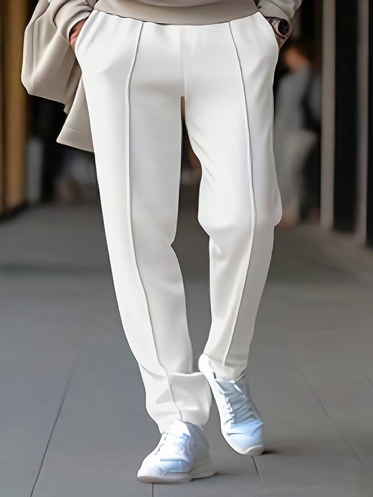 Emilio | Pantalón Chino con Pinzas Hombre Slim Fit Stretch