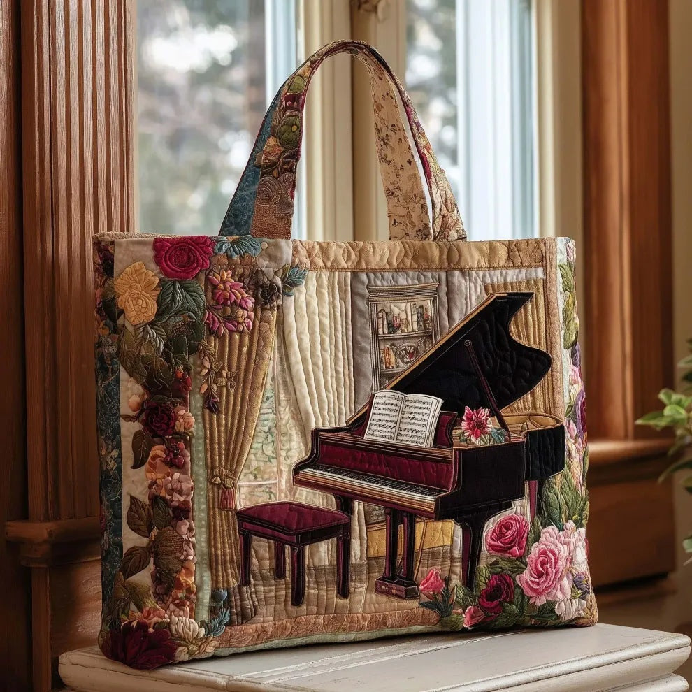 Encarnación | Bolso Tote Acolchado Artesanal Mujer Estampado Único