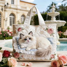 Encarnación | Bolso Tote Acolchado Artesanal Mujer Estampado Único