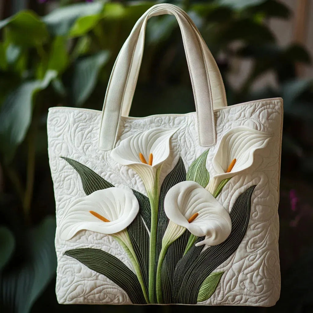 Encarnación | Bolso Tote Acolchado Artesanal Mujer Estampado Único