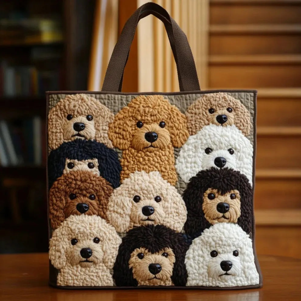 Encarnación | Bolso Tote Acolchado Artesanal Mujer Estampado Único