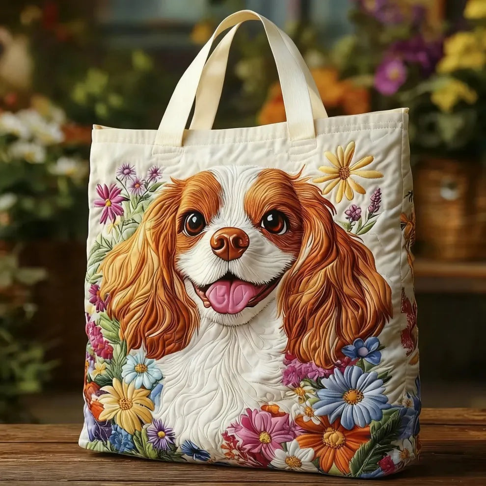 Encarnación | Bolso Tote Acolchado Artesanal Mujer Estampado Único