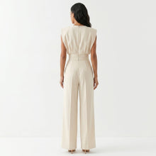 Carmen | Mono Largo Elegante Mujer Sin Mangas Palazzo Cintura Alta