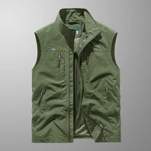Ernesto | Gilet Multipocket con Cremallera Hombre Cuello Alto