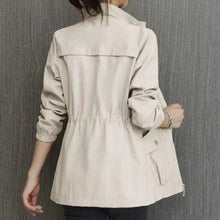 Esther | Chaqueta Militar Ligera Mujer Cremallera Cintura Ajustable