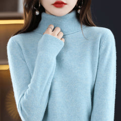 Esther | Jersey de Punto Cuello Alto Mujer Manga Larga