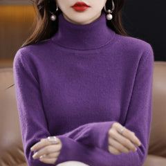 Esther | Jersey de Punto Cuello Alto Mujer Manga Larga
