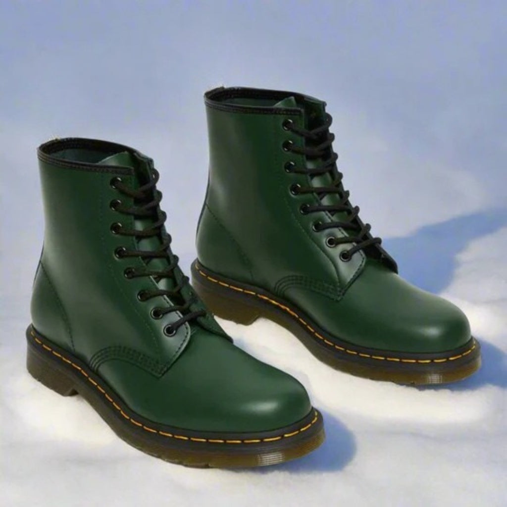 Felipe | Botas Militares de Cuero Hombre Cordones Suela Robusta