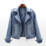 Sofía | Chaqueta Vaquera Mujer Estilo Biker Cremallera