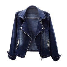 Sofía | Chaqueta Vaquera Mujer Estilo Biker Cremallera