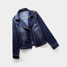 Sofía | Chaqueta Vaquera Mujer Estilo Biker Cremallera