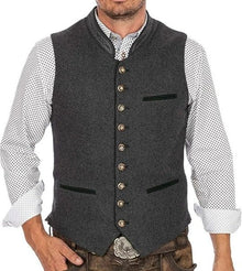 Felipe | Gilet Tradicional Hombre Botones Lana