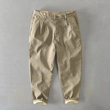 Felipe | Pantalón Chino Cropped Hombre Dobladillo Contrastado
