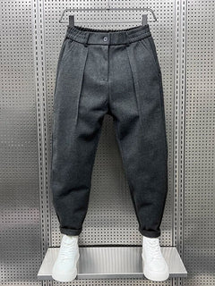 Felipe | Pantalón de Pinzas Hombre Corte Cropped Pinzas Dobles