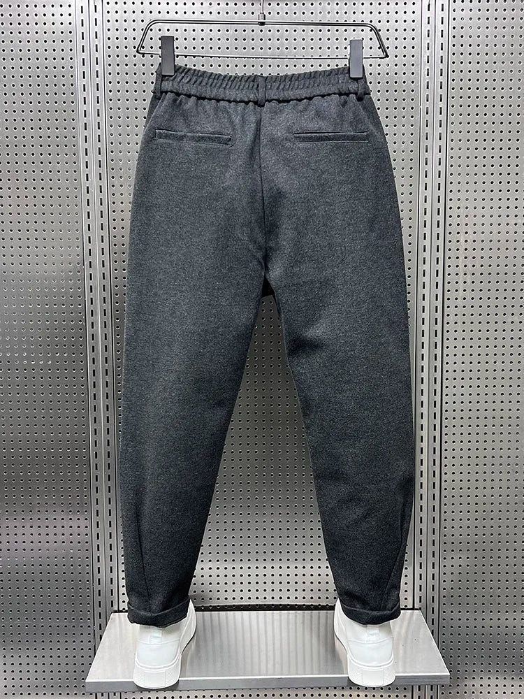 Felipe | Pantalón de Pinzas Hombre Corte Cropped Pinzas Dobles