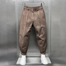 Felipe | Pantalón de Pinzas Hombre Corte Cropped Pinzas Dobles