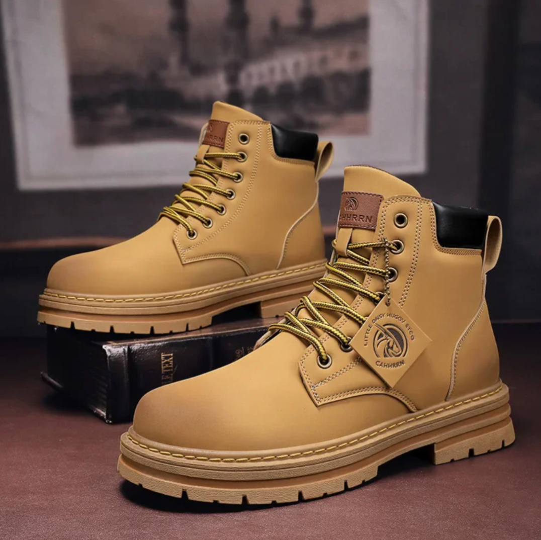 Gonzalo | Men's High-Top Leather Lace-Up Work Boots