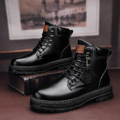 Gonzalo | Men's High-Top Leather Lace-Up Work Boots
